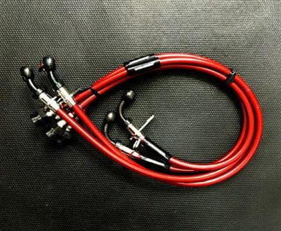 Seeker Red Coat Brake Lines - Honda - JW5 - SEEK-JW5-LIN-02 - Rzcrewgarage