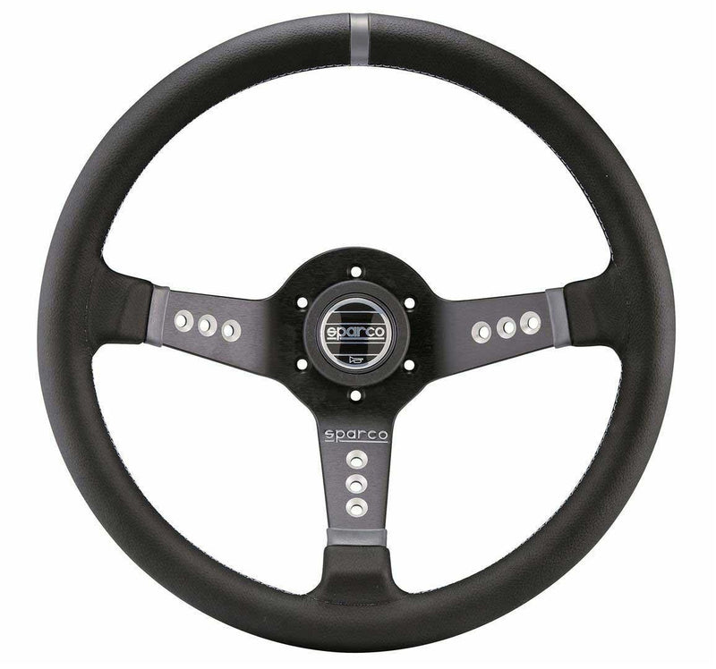Sparco - L777 Steering Wheels - 3 Spokes Leather / Suede - 63mm Dish - RZCrewGarage