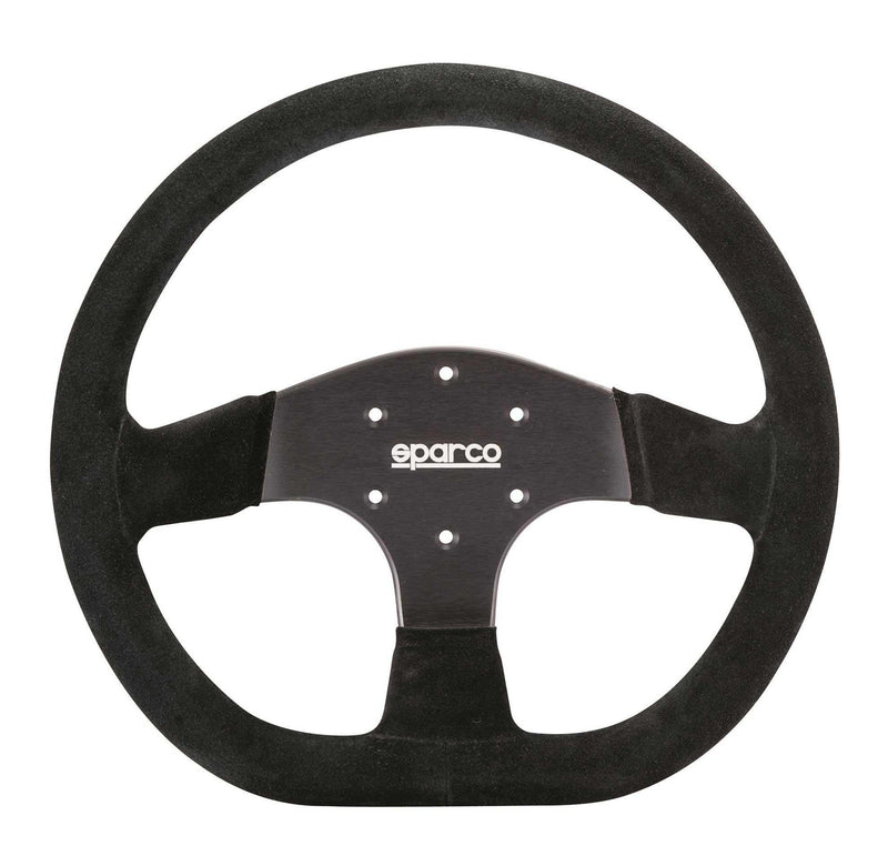 Sparco - R353 Steering Wheels - 3 Spokes Suede - 36mm Deep Dish-015R353PSN - RZCrewGarage