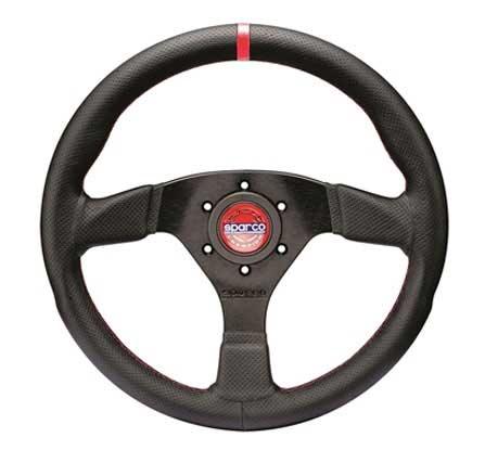 Sparco - R383 CHAMPION Steering Wheels - 3 Leather - 39 Dish - RZCrewGarage
