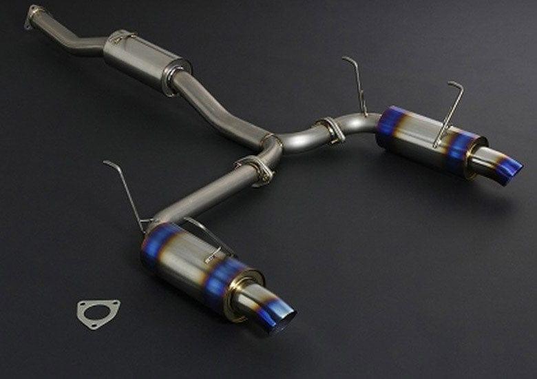 Js Racing T304 Semi Titanium 70RS Dual Exhaust System - AP1 - T304W-S1-70RS