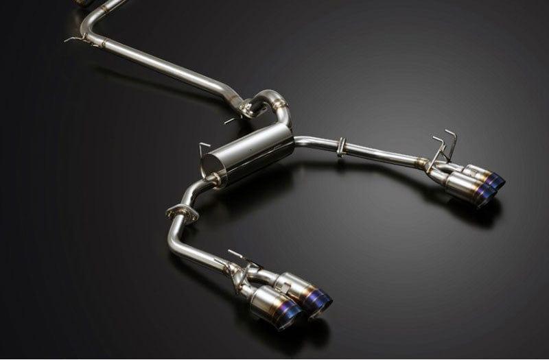 J's Racing Exhaust Plus Dual 70RS Exhaust System - FK2 - T304W4-K2-70RS