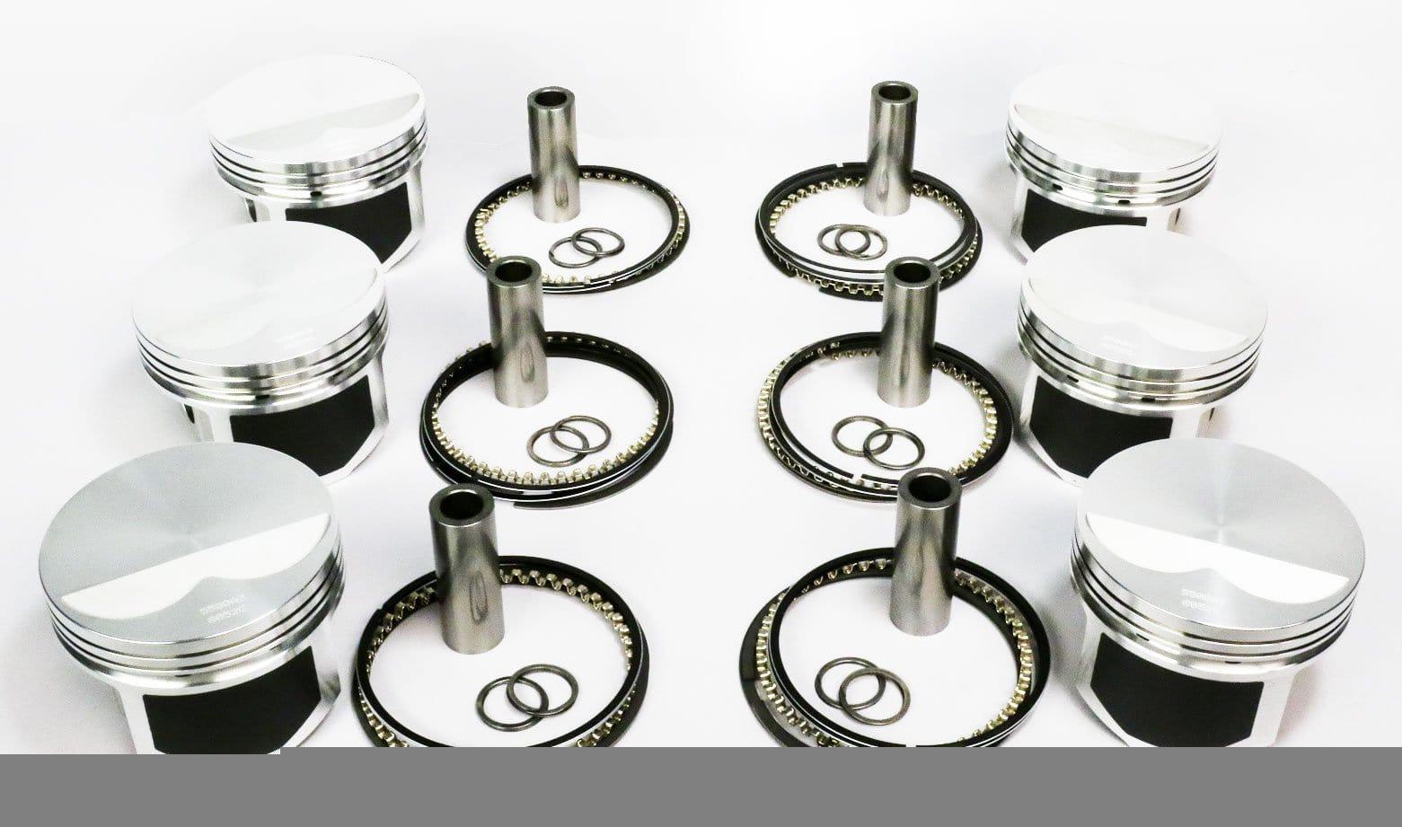 Wiseco Pistons Kit - 8.8:1Cr - 84.5mm Bore - BMW - 2.5L 24V Turbo (M50B25) - KE115M845 - KE115M845