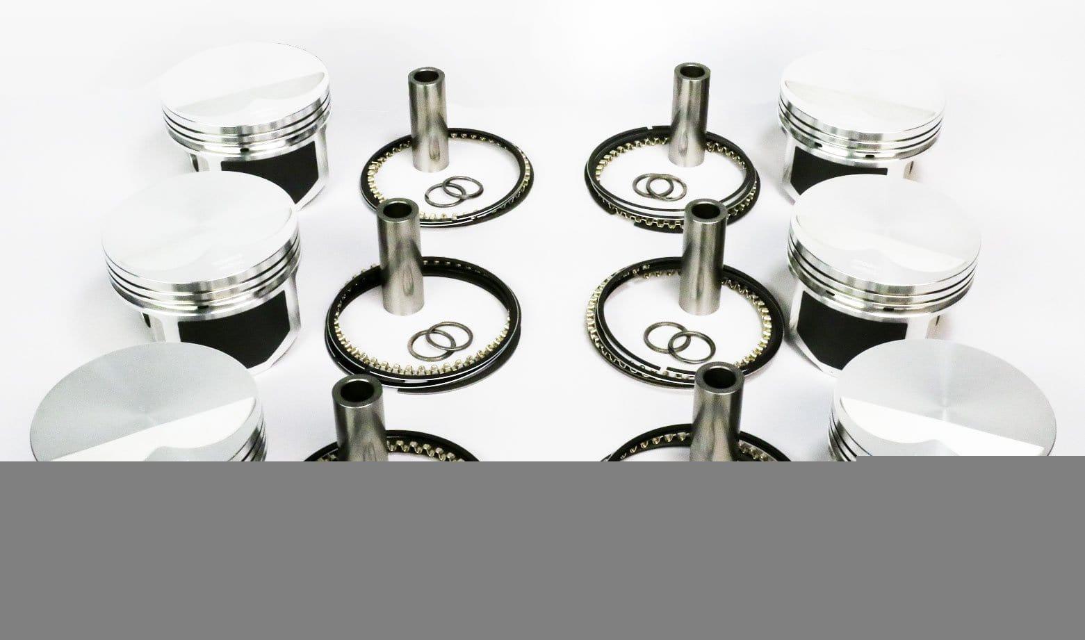 Wiseco Pistons Kit Armor Plating - 8.8:1Cr - 96mm Bore - Nissan - VQ35DE - K605M96AP - K605M96AP