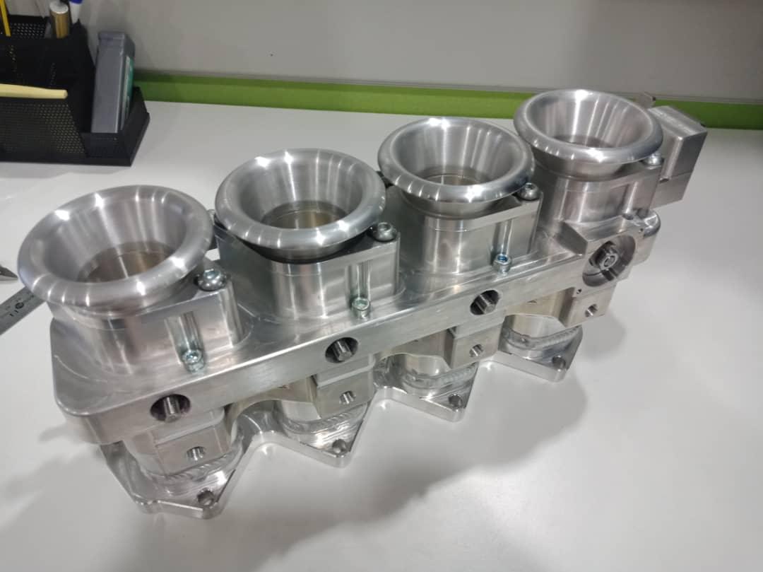 Rzcrew Garage  Billet Individual Throttle Body on k20a Engine