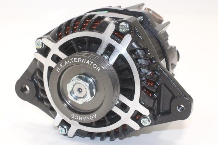 Advance - High Efficiency Alternator 130A Black Gunmetal Pulley - HE130-013B/GM