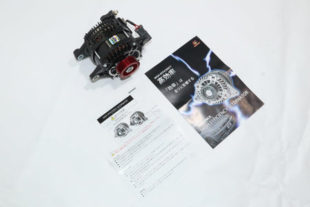 Advance - High Efficiency Alternator 130A Black Red Pulley - HE130-013B/R