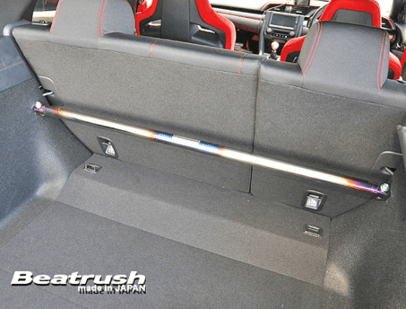 Beatrush - Rear Titanium Tower Bar - Honda Civic Hatchback FK7 - S84070-RTV