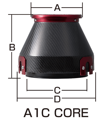 Blitz Carbon Power Air Cleaner Core - A1C - 35000