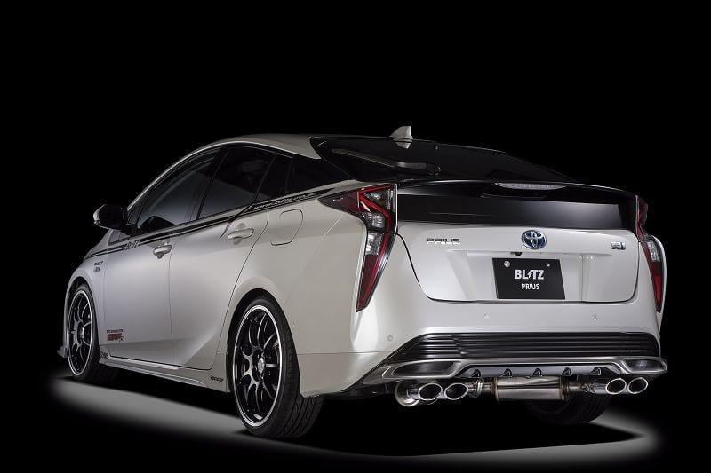 Blitz - NUR-SPEC VS Quad (Oval Tails) exhaust system - Toyota - Prius ZVW51 - 63523