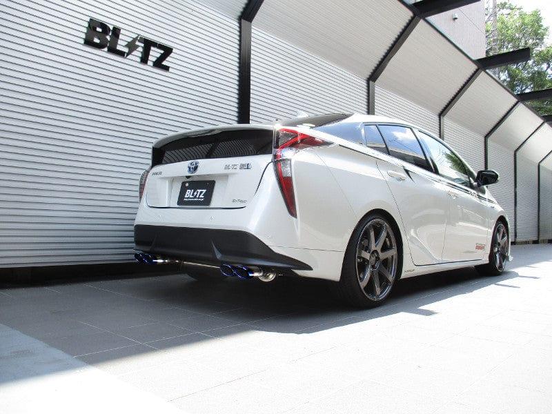 Blitz - NUR-SPEC VSR Quad (Oval Tail) exhaust system - Toyota - Prius ZVW55 - 63525V