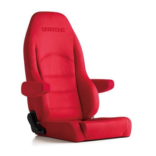 Bride Digo III Light Cruz Reclinable Seat - Frp - Red-D44BSN - Rzcrewgarage
