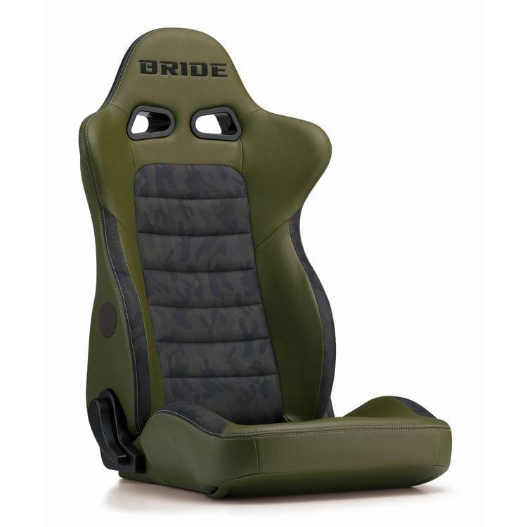 Bride Euroghost X (Seat Heater) Reclinable Seat - Frp - Olive Green-E57CM3 - Rzcrewgarage