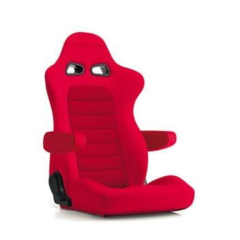 Bride Euroster II Cruz (Seat Heater) Reclinable Seat - Frp - Red-E57BSN - Rzcrewgarage