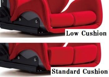 Bride Gias III Low Cushion Reclinable Seat - Frp - Black - [variant sku] - RZCrewGarage