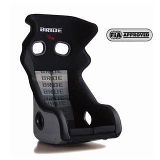 Bride Xero RS Fixed Bucket Seat - Super Aramid - Grey Graduation-H01GSR - Rzcrewgarage