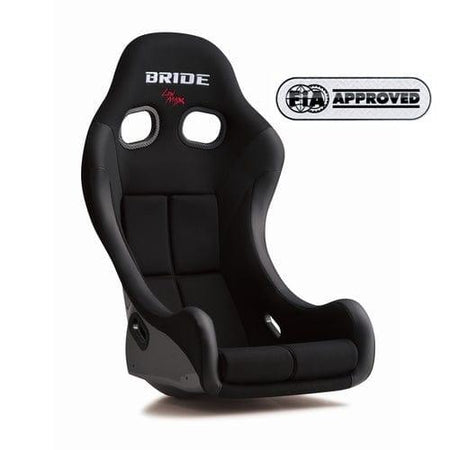 Bride Zieg IV Fixed Bucket Seat - Frp - Black-HB1ASF - Rzcrewgarage