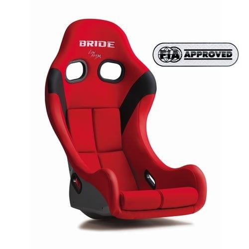 Bride Zieg IV Fixed Bucket Seat - Frp - Red-HB1BSF - Rzcrewgarage