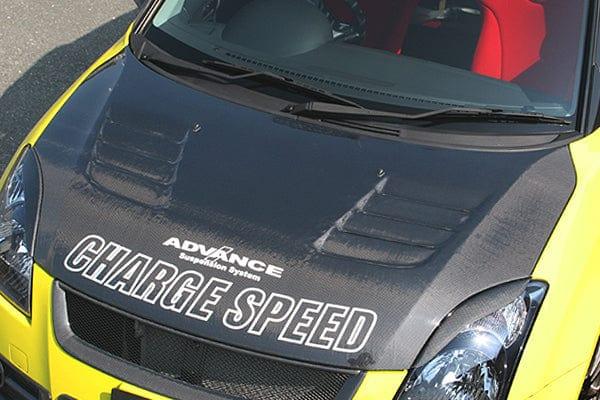 Charge Speed - Carbon Hood with duct - Suzuki - Swift Sport ZC31S - 098600c - Rzcrew Garage