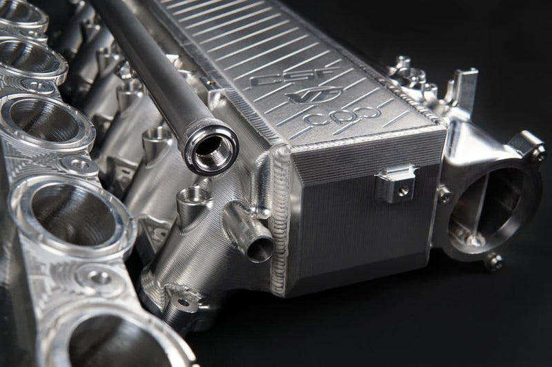 CSF - Charge-Air Cooler Billet Aluminium Manifold - Toyota Supra DB42 A90/A91 (B58) - Custom Color Option - [variant sku] - RZCrewGarage