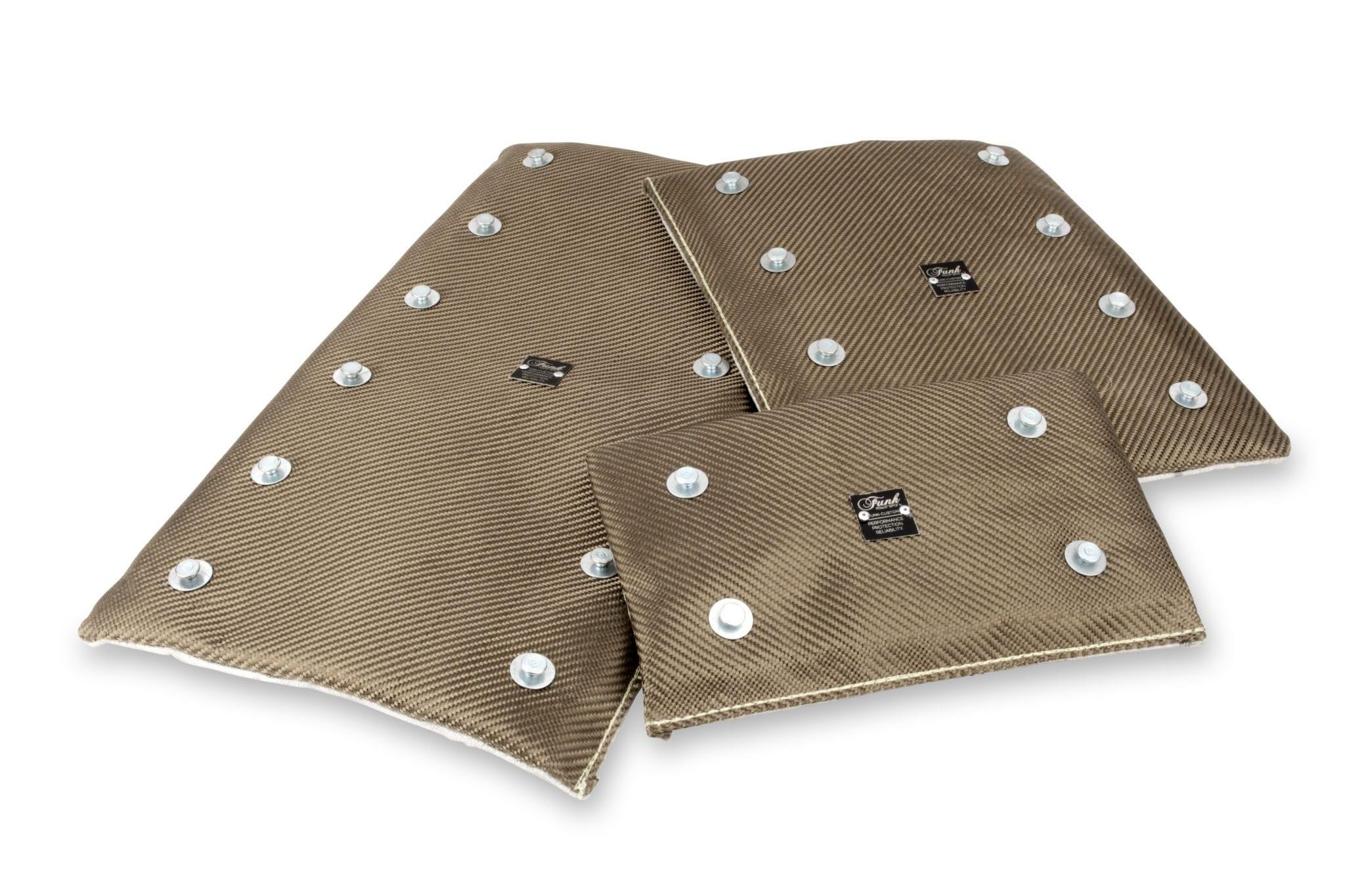 Funk Motorsport Titanium Exhaust Blanket Wrap Around ( 3" Diam) -FUNK-EXBLTI-36