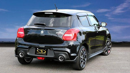 Ganador Vertex Sports Muffler with Center Pipe ( Polished Tail) Exhaust System - Suzuki - Swift Sport ZC33S - GDE-411