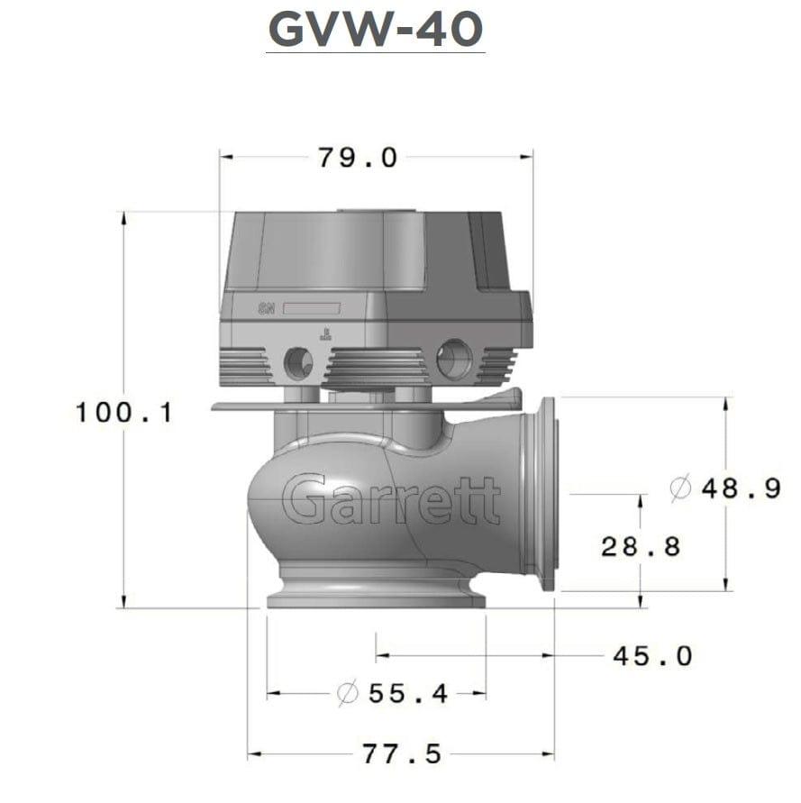Garrett GVW Wastegate Kit - 40/45/50mm - Red/Blue/Black/Silver - [variant sku] - RZCrewGarage