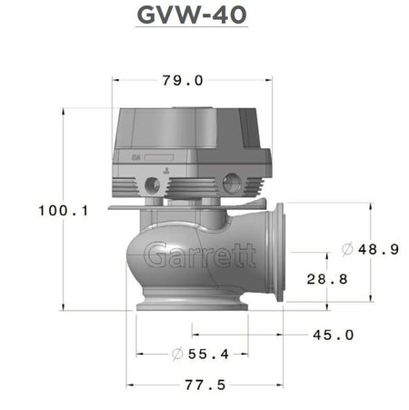 Garrett GVW Wastegate Kit - 40/45/50mm - Red/Blue/Black/Silver - [variant sku] - RZCrewGarage