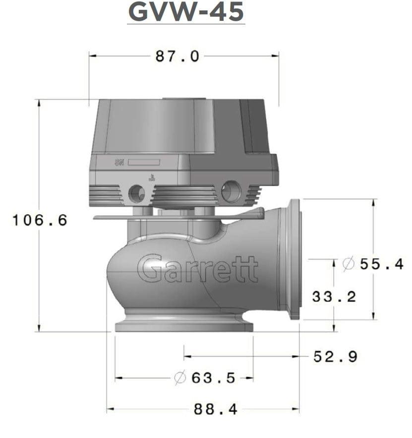 Garrett GVW Wastegate Kit - 40/45/50mm - Red/Blue/Black/Silver - [variant sku] - RZCrewGarage
