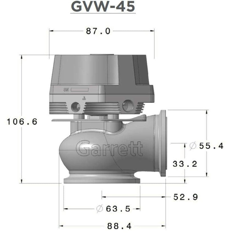 Garrett GVW Wastegate Kit - 40/45/50mm - Red/Blue/Black/Silver - [variant sku] - RZCrewGarage