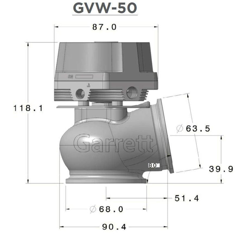 Garrett GVW Wastegate Kit - 40/45/50mm - Red/Blue/Black/Silver - [variant sku] - RZCrewGarage