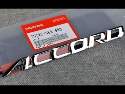 Genuine Honda Parts - Accord Rear Emblem - Honda - Accord CL7/CL9 - 75722-SEA-003 - Rzcrew Garage