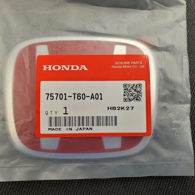 Genuine Honda Parts - EMBLEM, REAR (H) - Honda - Civic Type R FL5 - 75701-T60-A01 - Rzcrew Garage