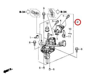 Genuine Honda Parts - Gearbox Change Assy - Honda - GK5 - 24400-5S7-305 - Rzcrewgarage
