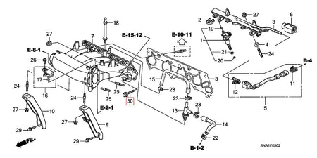 Genuine Honda Parts - Intake Manifold Bolt 8x28 (RRC FD2R) - Honda K20A - 957010802808