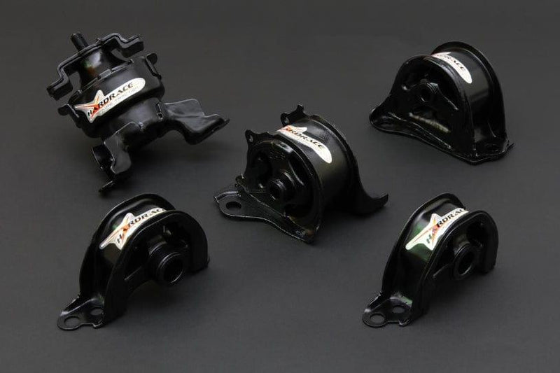 Hardrace - Harden Engine Mount 5 Pieces Set (MT/AT) - Honda - Civic EK4/EK9 - 5827