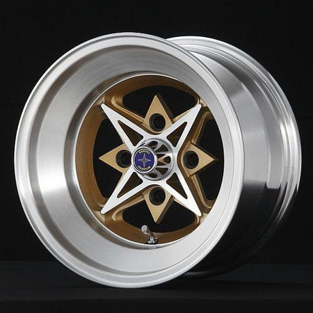 Hayashi Racing Techno Phantom - 14x11J - 4x114.3 - ET: -49 (Sand Cast Gold) - 4x114-3 - Techno Phantom1411-494x114.3-G