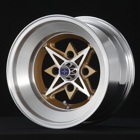 Hayashi Racing Techno Phantom - 14x9J - 4x114.3 - ET: -24 (Sand Cast Gold) - 4x114-3 - Techno Phantom149-244x114.3-G
