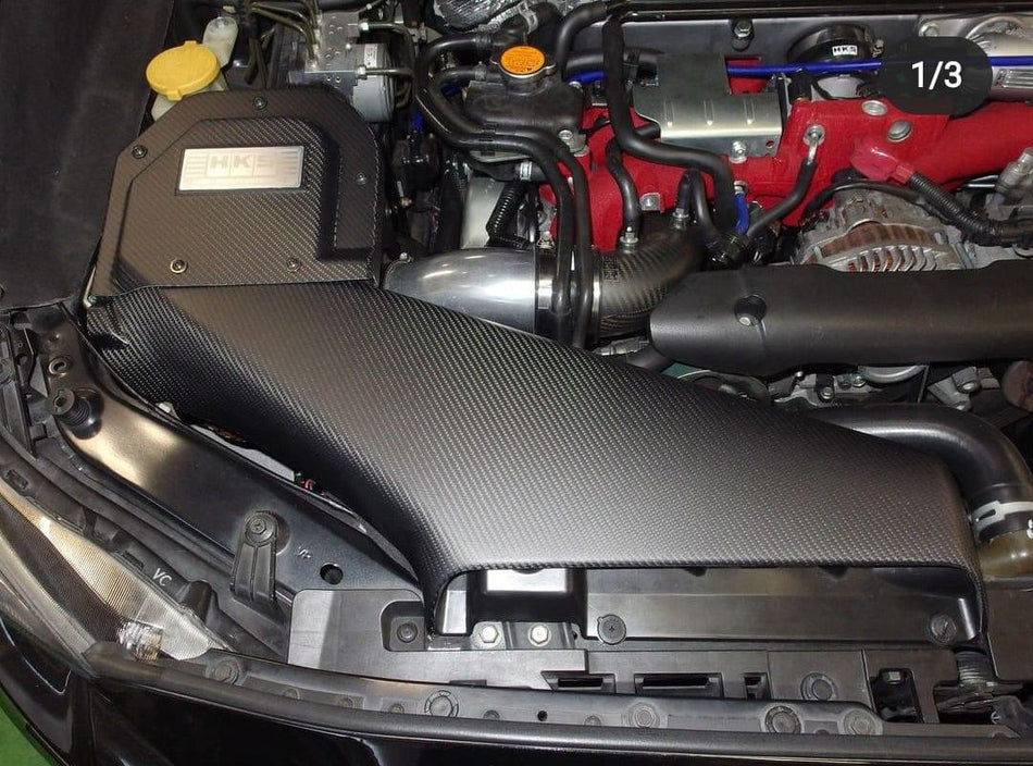 HKS - Dry Carbon Racing Suction + Cold Air Intake Box - Subaru - WRX STi VAB - 70026-AF004