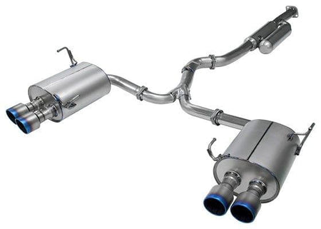 HKS Super Turbo Muffler Ti Exhaust System - Subaru - WRX STi VAB - 31029-AF013V