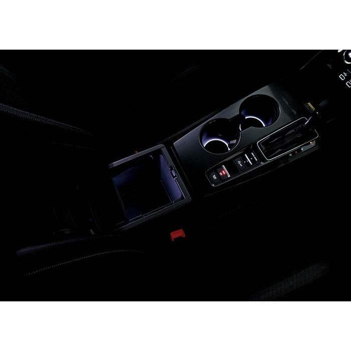 Honda Modulo Center Console & Drink Holder White Illumination Oem - Honda - Civic FL1 CVT-08E16-T43-A00A - Rzcrewgarage