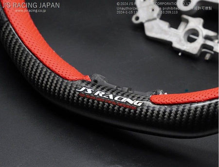 Js Racing - Sports Steering Carbon/Leather - Honda Civic Type R FL5 - [variant sku] - RZCrewGarage