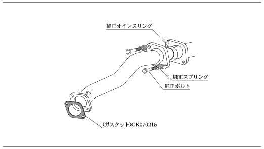 Kakimoto Racing Front Pipe / Downpipe - CZ4A - MF328