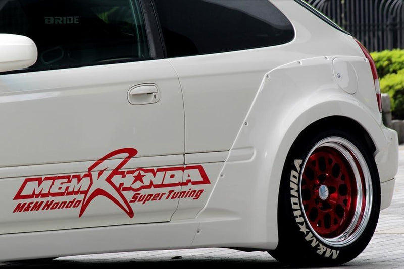 MandM Honda - Hyper Wide Body KIT Type MR01 - Honda - Civic EK Hatchback - [variant sku] - RZCrewGarage
