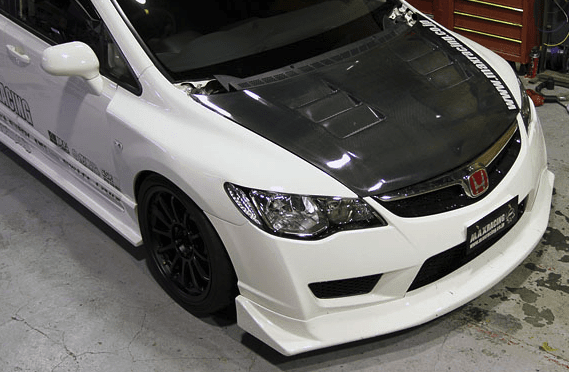 Max Racing - Aero Vented Carbon Hood - Honda - Civic Type R FD2R - MF003 - Rzcrew Garage