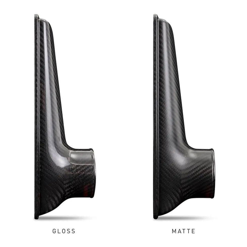 Mishimoto Universal Carbon Fiber Intercooler - Matte Tanks - 600mm Black Core - S-Flow - V-Band