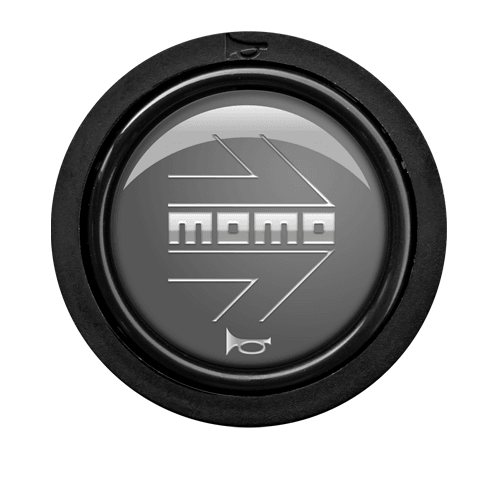 Momo Arrow Gray Horn Button - HBR-01-HBR-01 - RZCrewGarage