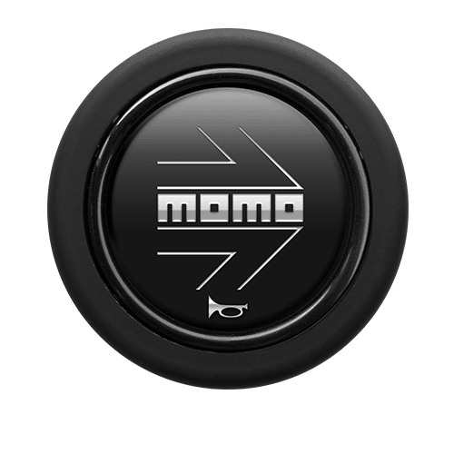 Momo Arrow Matt Black Horn Button - HB-17-HB-17 - RZCrewGarage