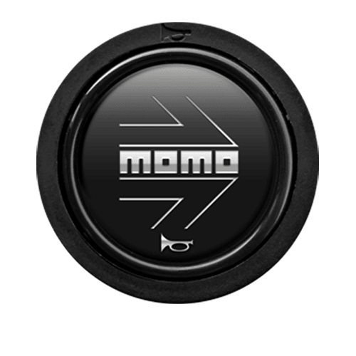 Momo Arrow Matt Black Horn Button - HBR-02-HBR-02 - RZCrewGarage