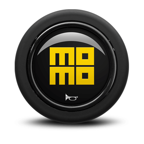 Momo Yellow Heritage Horn Button - HB-22-HB-22 - RZCrewGarage